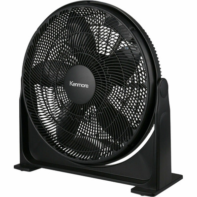 Kenmore 20" Circular Fan - 3 Speed - Quiet Operation - Black
