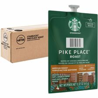 Starbucks Freshpack Pike Place Roast Freshpack - Compatible with Flavia - Medium - 0.3 oz - Freshpack - Pike Place - 38 / Carton