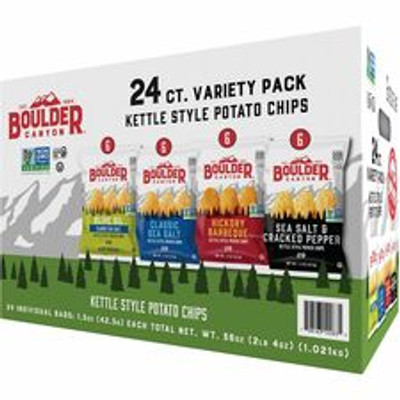 Utz Inventure Variety Pack - Non-GMO, Gluten-free - 1.50 oz Bag - 24 / Carton