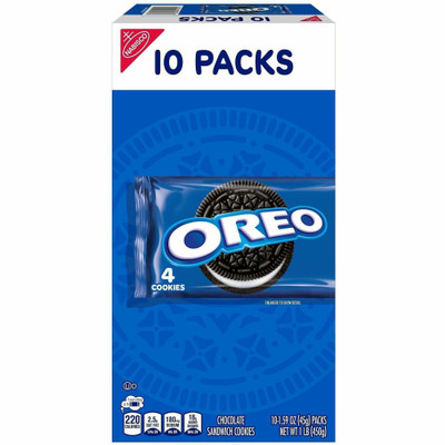 Mondelez Cookie Packs - Assorted - 10 / Box