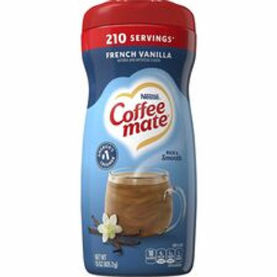 Nestle Coffee-mate French Vanilla Powdered Creamer - French Vanilla Flavor - 0.94 lb (15 oz) - 6 / Carton