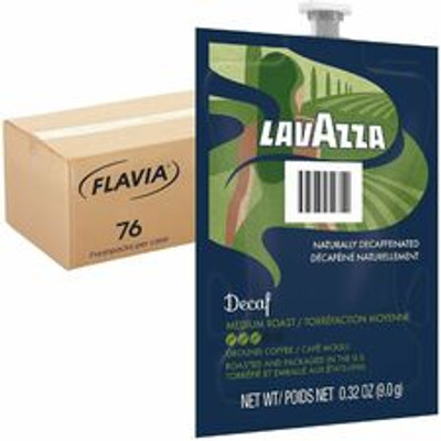 Lavazza Freshpack Naturally Decaffeinated Freshpacks - Medium - Freshpack - Decaf - Decaffeinated - 76 / Carton