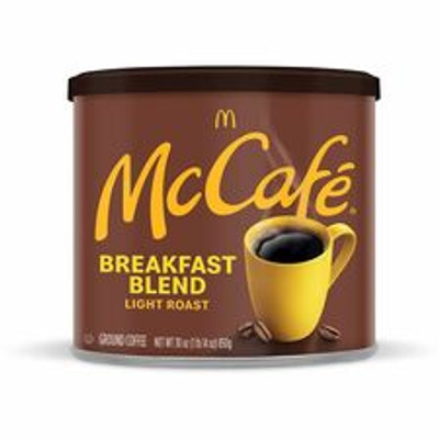 McCafe Ground, Can BreakfastBlend Ground Coffee - Light - Ground, Can - Breakfast Blend - Kosher - 6 / Carton