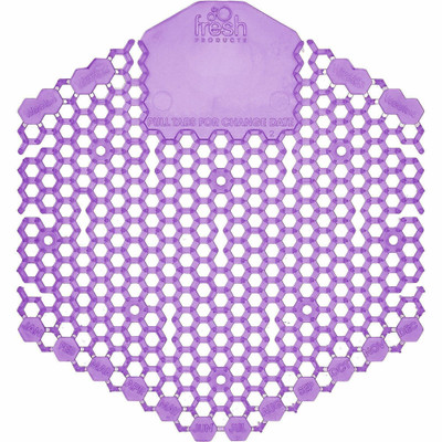 Fresh Products Wave 3D Urinal Screen - Lasts upto 30 Days - Odor Control, Dual Sided Design - 10/Box - 6 / Carton - Lavender