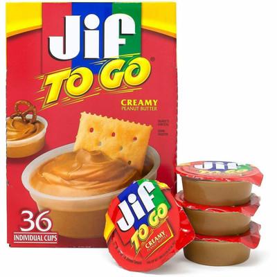 Jif To Go Peanut Butter Dipping Cups - Peanut Butter - 1.50 oz - 1 / Carton