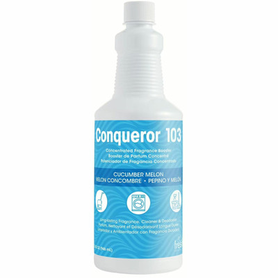 Fresh Products Conqueror 103 Surface Deodorizer - For Multi Surface - Concentrate - Liquid - 32 fl oz (1 quart) - Tutti Frutti Scent - Recommended For: Odor Remover - Water Soluble, Deodorize - Clear - 12 / Carton