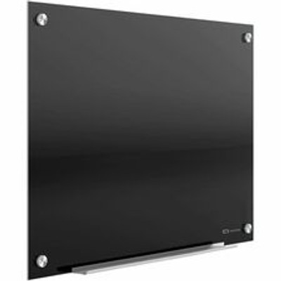 Quartet Infinity Dry Erase Board - 96" (8 ft) Width x 48" (4 ft) Height - Black Glass Surface - Magnetic - Non-absorbent, Stain Resistant, Ghost Resistant, Scratch Resistant, Dent Resistant - 1 Each