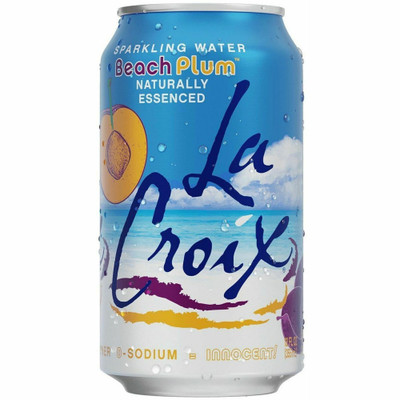 La Croix Flavored Sparkling Water - 12 fl oz (355 mL) - Beach Plum - 2 / Carton