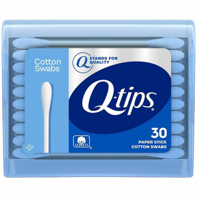 Soapbox Cotton Swab - Cotton - Blue - 30 / Carton