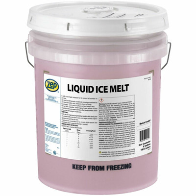 Zep Commercial Liquid Ice Melt - 5 Gallon - Fluid - 5 gal