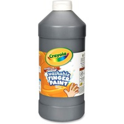 Crayola Washable Finger Paint - 1 Color(s) - Black - 2 lb - Washable - 1 Each