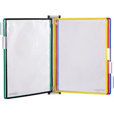 Djois by Tarifold 5-Pocket Wall-mountable Unit Display Starter Set - 5 Panels - Expandable, Wire-reinforced - 14" Height x 11" Width x 2" Depth - 1 Each