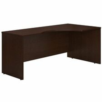 Bush Business Furniture Series C 72W Right Hand Corner Module in Mocha Cherry - 29.8" Height x 71" Width x 35.5" Depth x 1" Thickness - Material: Melamine - Finish: Mocha Cherry - Scratch Resistant, Stain Resistant, Grommet - 1 Each