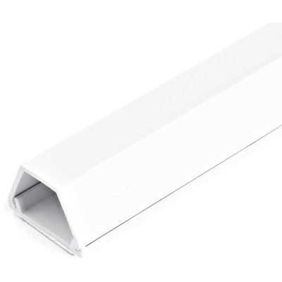 StarTech.com 6 ft 2 Piece Cable Raceway Duct - White - Cable Raceway - White - 72" Length - Polyvinyl Chloride (PVC) - 1 Pack - TAA Compliant