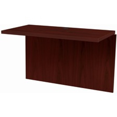 HON Valido H11570 Bridge - 29.5" Height x 47" Width x 24" Depth - Ribbon Edge - Finish: Mahogany