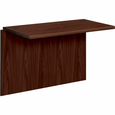 HON 10500 H10760 Bridge - 29.5" Height x 42" Width x 24" Depth - Waterfall Edge - Finish: Mahogany - 1 Each
