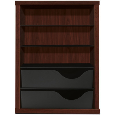 HON HLVPM1 Bookcase - 19.7" Height x 14.9" Width x 10.9" Depth - 2 - 3 Shelve(s)