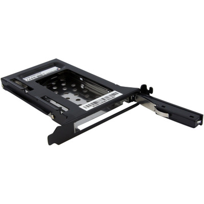 StarTech.com Drive Slot Adapter SATA/600 - Serial ATA/600 Host Interface Internal - Black - 1 x HDD Supported - 1 x SSD Supported - 1 x Total Bay - 1 x 2.5" Bay - Aluminum, Steel