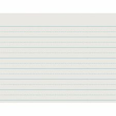 Pacon Alternate Dotted Ruled Newsprint - Letter - 500 Sheets - 1" Ruled - Letter - 11" x 8 1/2" Sheet Size - White Paper - 500 / Ream