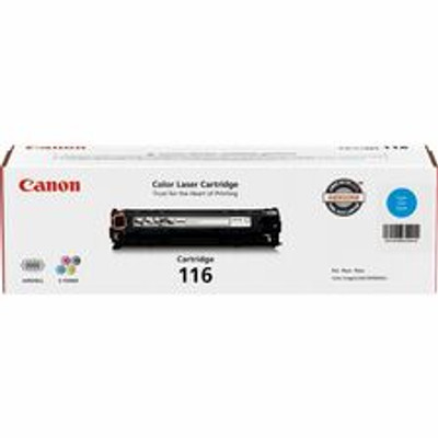 Canon 116 Original Laser Toner Cartridge - Cyan - 1 Each - 1500 Pages