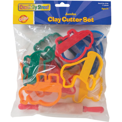 Creativity Street Clay Cutter Set - Clay Craft - 11 Piece(s) - 11 / Set
