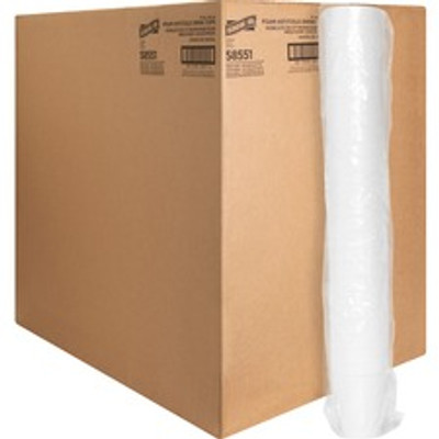 Genuine Joe 10 oz Hot/Cold Foam Cups - 10 fl oz - White - Foam - Hot Drink, Cold Drink - 25/Pack - 40 / Carton