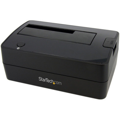 StarTech.com Drive Dock SATA/600 - USB 3.0 Type B Host Interface External - Black - 1 x HDD Supported - 1 x SSD Supported - 1 x Total Bay - 1 x 3.5" Bay - Plastic