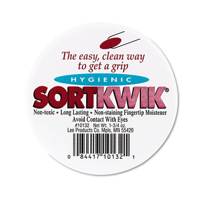 Sortkwik Fingertip Moisteners, 1.75 Oz, Pink, 2/pack Sortkwik Fingertip Moisteners, 1.75 Oz, Pink, 2/pack