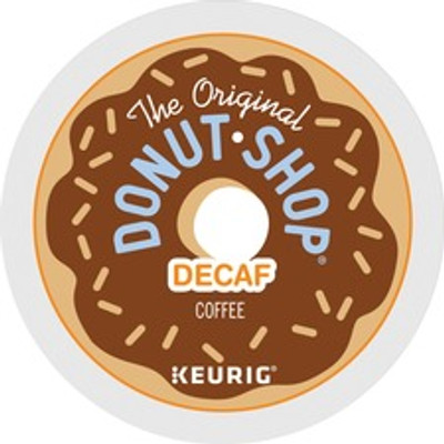 The Original Donut Shop&reg; K-Cup Decaf Coffee - Compatible with Keurig Brewer - Medium - K-Cup - Decaffeinated - 24 / Box