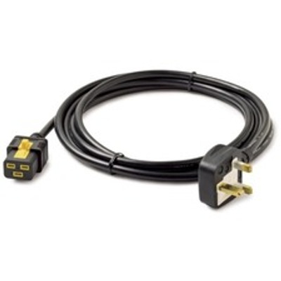 APC by Schneider Electric AP8756 Standard Power Cord - Black - 9.84 ft Cord Length - IEC 60320 C19 / BS 1363A - 1 Each
