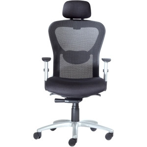 9 to 5 Seating Strata 1580 High-Back Mesh Task Chair with Headrest - Fern Seat Color - Polyester Seat Material - Acrylic Back Material - 5-star Base - 1 Each