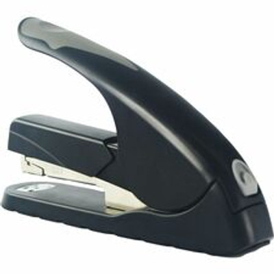 Business Source Full-strip Effortless Stapler - Staples Upto 20 Sheet of 20lb Paper - Holds Upto 210 Staple - Full Strip - Staple Size: 0.25" , 0.31" - Black, Gray - 1 Each