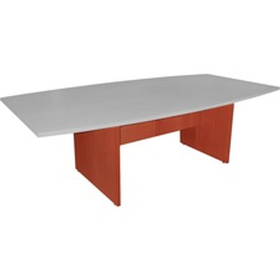 Lorell Essentials Conference Table Base (Box 2 of 2) - 2 Legs - 28.50" Height x 49.63" Width x 23.63" Depth - Office, Conferencing - Assembly Required - Cherry, Laminated - 1 Each