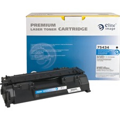 Elite Image Remanufactured Laser Toner Cartridge 05A (CE505A) - Black - 1 Each - 2300 Pages