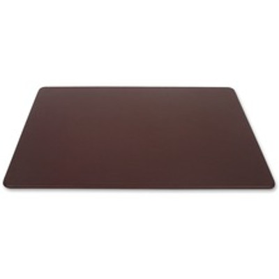 Dacasso Leather Desk Mat - Rectangular - 38" Width x 24" Depth - Felt Backing - Top Grain Leather - Chocolate Brown