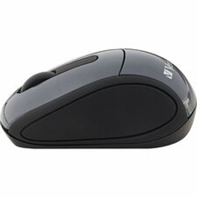 Verbatim Wireless Mini Travel Mouse - Optical - Wireless - Radio Frequency - Graphite - USB - 1600 dpi - Scroll Wheel - 3 Button(s) - 1 Each