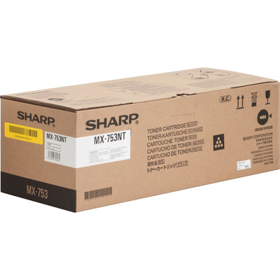 Sharp MX753NT Original Laser Toner Cartridge - Black - 1 Each - 83000 Pages