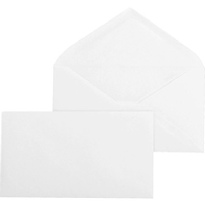 Business Source Diagonal Seam No. 9 Envelopes - Business - #9 - 3 7/8" Width x 8 7/8" Length - 24 lb - Gummed - White - Wove - 500 / Box