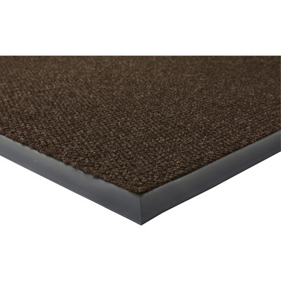 Genuine Joe Ultraguard Indoor Wiper Mats - Hard Floor, Indoor, Outdoor - 72" Length x 48" Width - Rubber - Chocolate - 1 Each