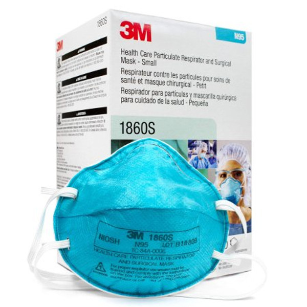 3M™ N95 Healthcare Particulate Respirators and Surgical Masks, 1860 Series