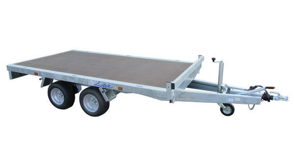 Remorque LIDER 34620 plateaux roues dessous 3m avec options personnalisables facultatives - Green Partner