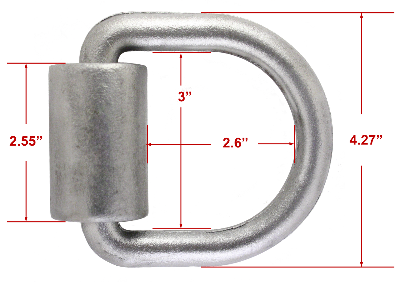 5/8" Weld On D-Ring