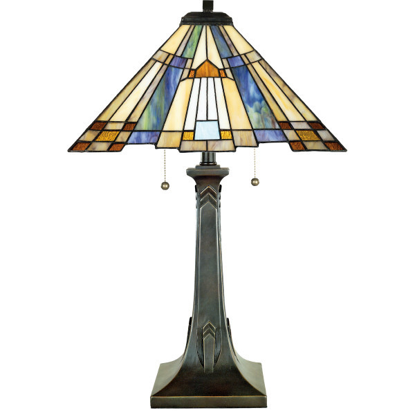 Quoizel QJ6781TR Glenhaven Table Lamp in Teco Rossa - QUO-QJ6781TR