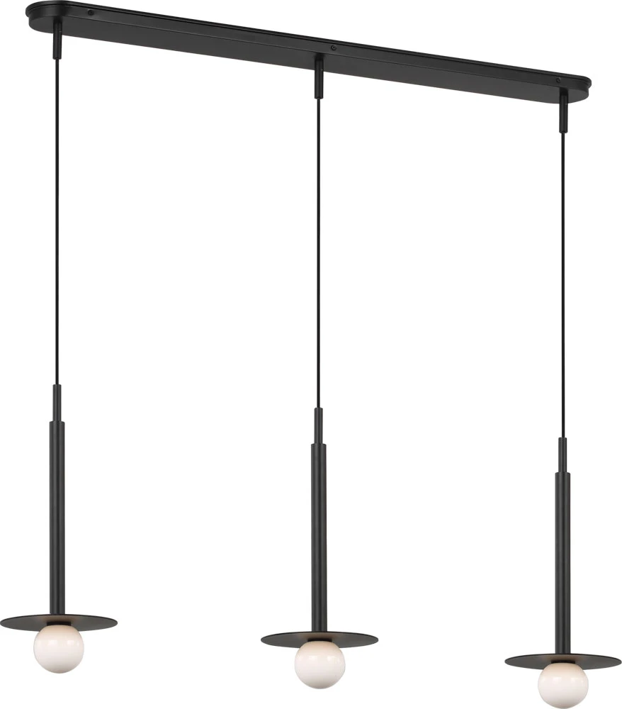 Visual Comfort Studio KWL1173MBK Nodes Contemporary Midnight Black LED ...