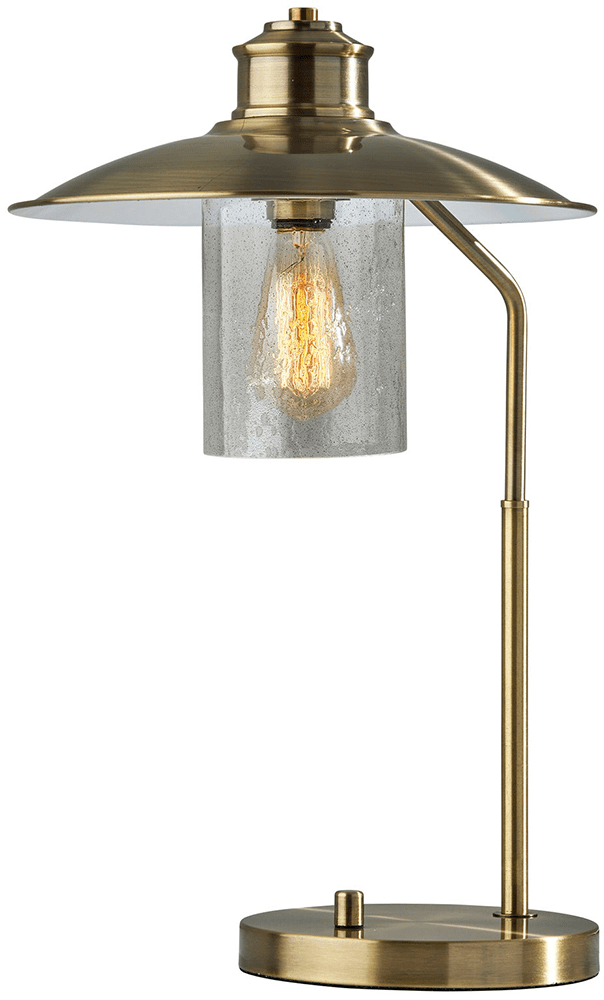 Adesso 3884-21 Kieran Antique Brass Study Lamp - ADE-3884-21