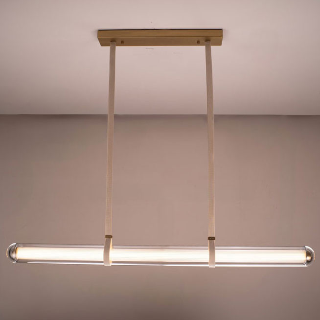 Avenue Lighting HF7300-AB Nautilus Modern Aged Brass LED Island Light ...