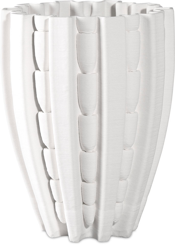 Currey & Company Fluted Vase - Thumbnail 3