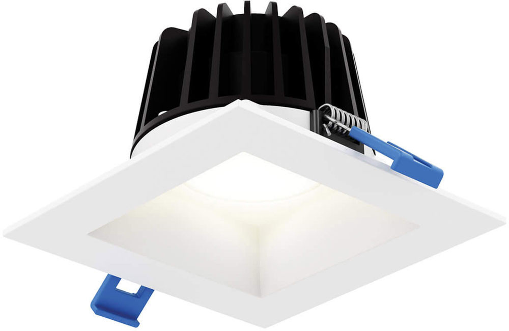 DALS Lighting RGR4SQ-CC-WH RGR Contemporary White LED 4
