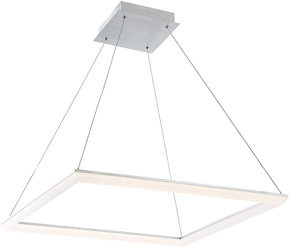 dweLED by WAC PD-29828-AL Frame Contemporary Brushed Aluminum LED ...