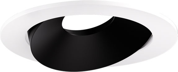 Elco ELK3679B Koto System Pex 3 LED Modern Black w/ White Ring Recessed ...